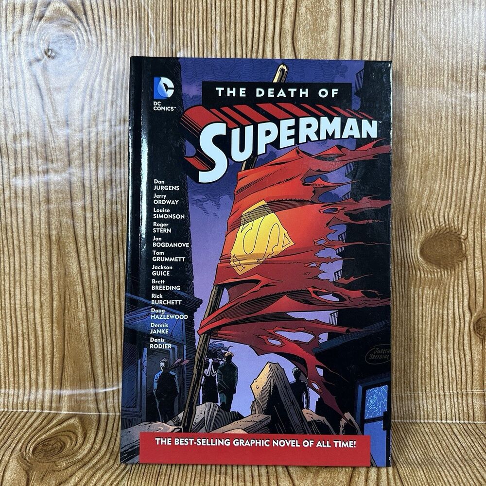 The Death of Superman TPB Hardcover (DC Comics‎ 2016) W/BluRay & DVD